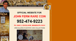 Desktop Screenshot of jfermrarecoin.com